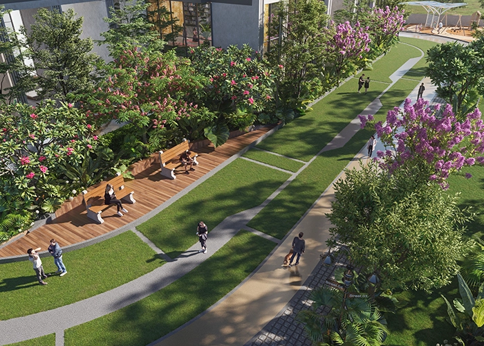 Godrej Neopolis - Walking track